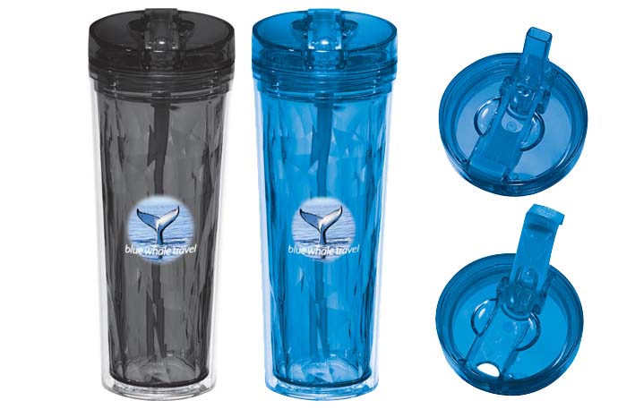 Hot & Cold Flip N Slip Geometric Tumbler (18oz)