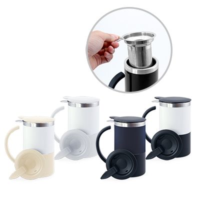 Taylor Double Wall SS Mug With Tea Strainer