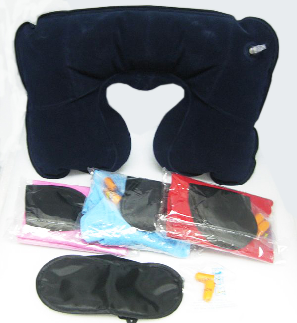 Travel Neck Pillow With Sleeping Mask