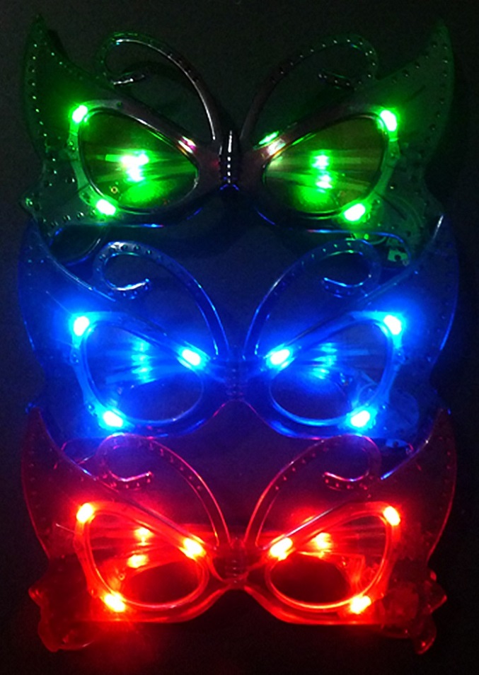 Butterfly Flashing Eyeglasses (JS-1260)