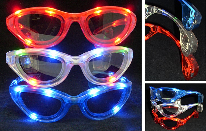 LED Flashing Eye Glasses Code: (JS-1244)