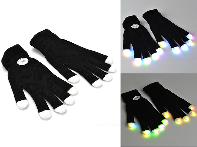 LED Rave Flashing Gloves (FR-883)