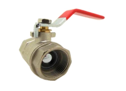 Brass Full Bore Ball Stop Valve Chrome Plated