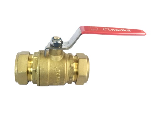 Brass Full Bore Ball Valve With Compression End