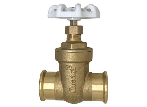 Brass Press Fit Gate Valve