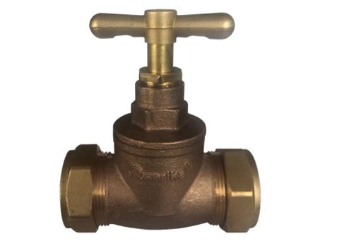 Bronze Stop Cock Compression End