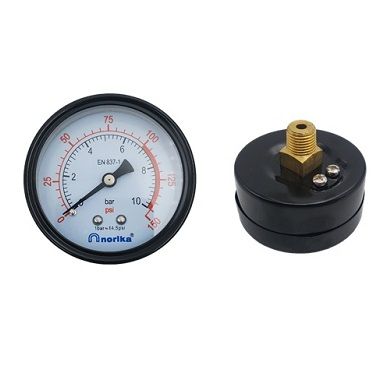 Dry Pressure Gauge (Back Mount Connection)