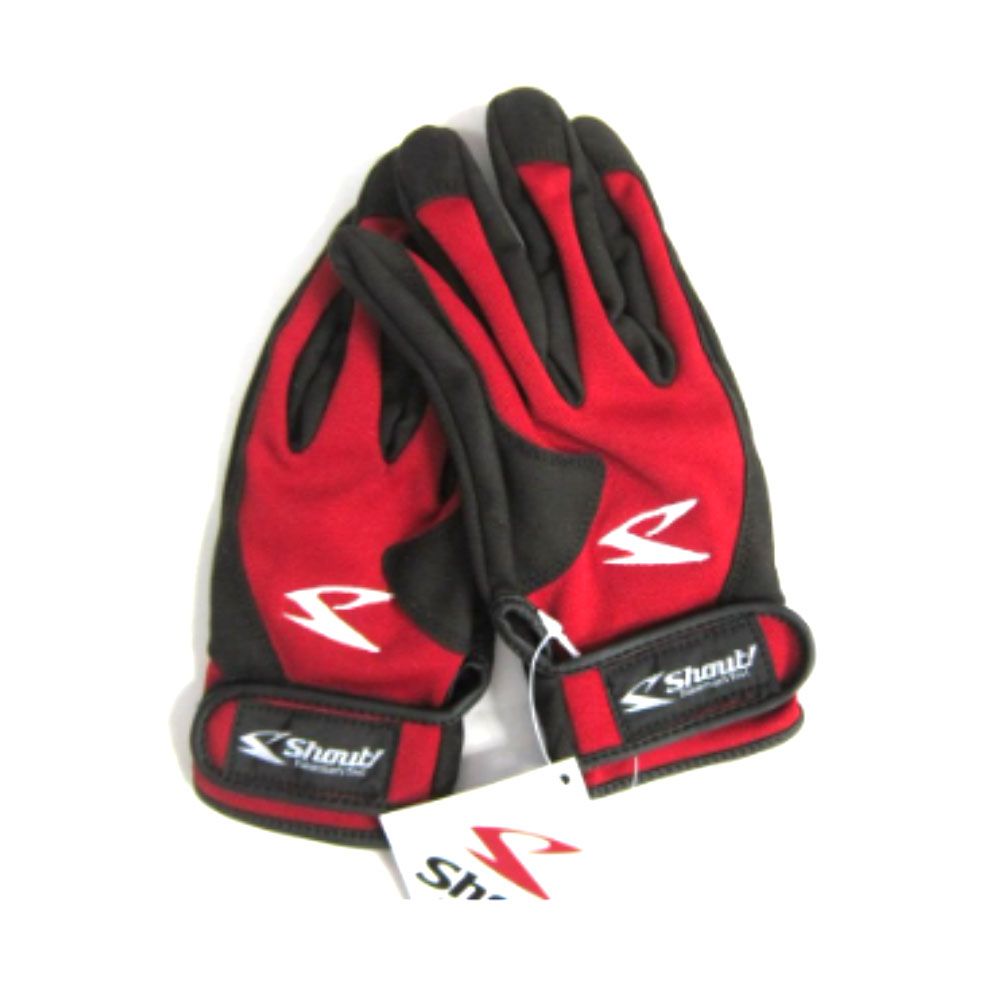 Shout 15-JG Gloves Jigging Short Fine Mesh Red Size 3L (5857)