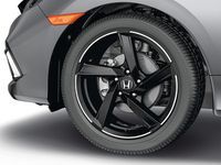 Honda Part No.: 08W18-TBA-100B 18-in Black lloy Wheel