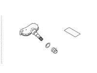 Honda Part No.: 08W18-TK8-100A Alloy Wheel TPMS and Placard Set