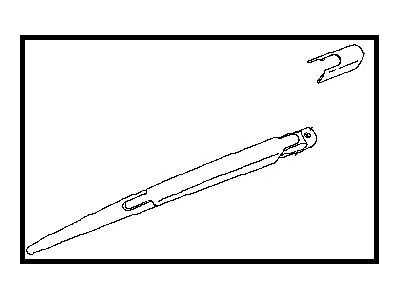 Nissan ARM ASSY-REAR WINDOW WIPER 28755