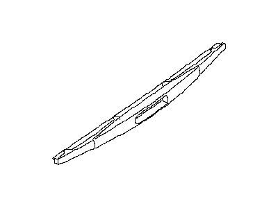 Nissan BLADE ASSY-BACK WINDOW WIPER B8793-RB10JNW