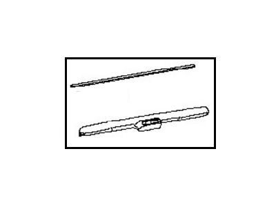 Nissan BLADE ASSY-WINDSHIELD WIPER B889U-HS12JNW