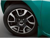 Nissan Part No.: 999W1-4Z000 16-inch 5-spoke aluminum-alloy wheel with dark pockets