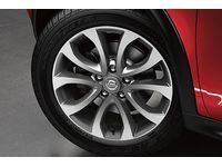 Nissan Part No.: KE409-1K200US 17-inch Gunmetal Alloy Wheel