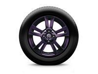 Nissan Part No.: T99W1-9MD0C 15 Alloy Wheel (Full Black Purple w/ Center Caps)