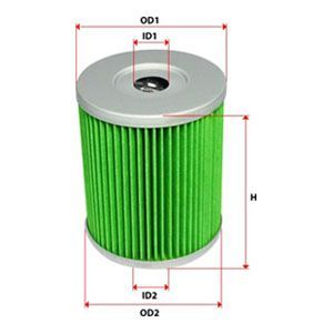 OSK Fuel Filter - Element (Metal End Cap) - ROUND