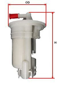 OSK Fuel Filter - In-tank (Plastic) - irregular