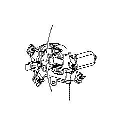 TOYOTA Back Glass Wiper Motor (Rear)