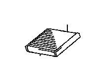 Toyota Cabin Air Filter Part Number: 8850804010