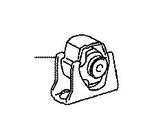 Toyota Engine Mount (Front) Part Number: 123610V011