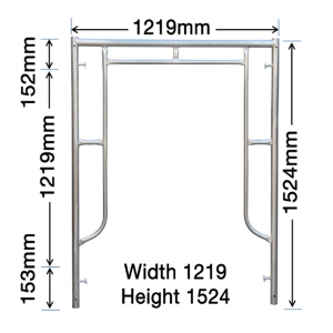 1524MM X 1219MM VERTICAL FRAME