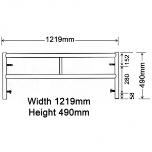 490MM X 1219MM ADJUSTING FRAME