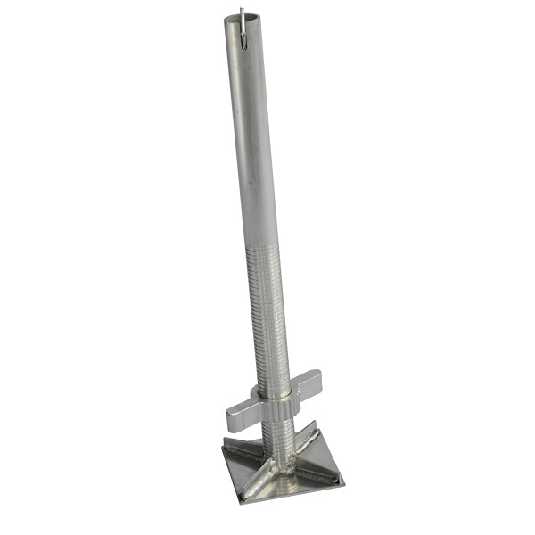 ADJUSTABLE LEG WITH FIXED BASE PLATE