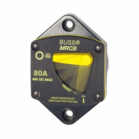 Blue Sea Systems Breaker Thermal 187 Panel Mount 80A