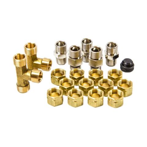 Dometic Fitting Set, Brass 20/Pkg