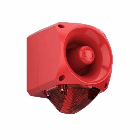 Klaxon Nexus 105 Sounder/Beacon AC Red Lens Xenon