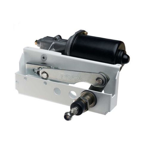 Roca W25 wiper motor, 12V shaft - 103mm PtdWht