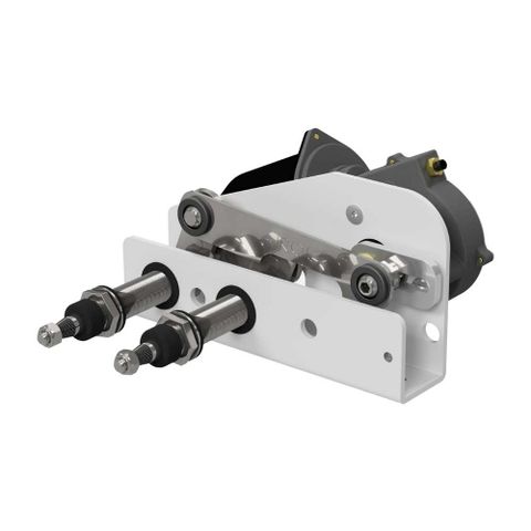 Roca W38 wiper motor dual dr., 24V shaft - 103mm PtdWht