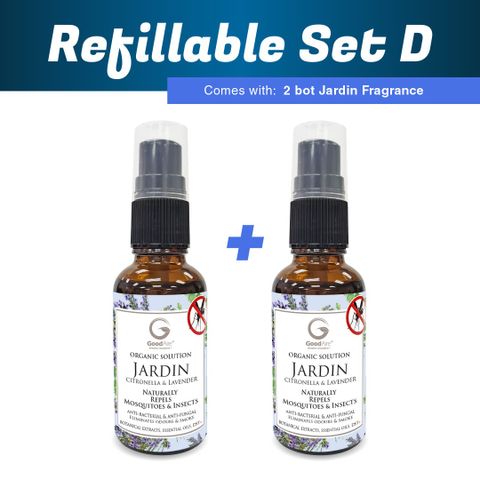 Refillable Set D – 2 bottles of Oasis