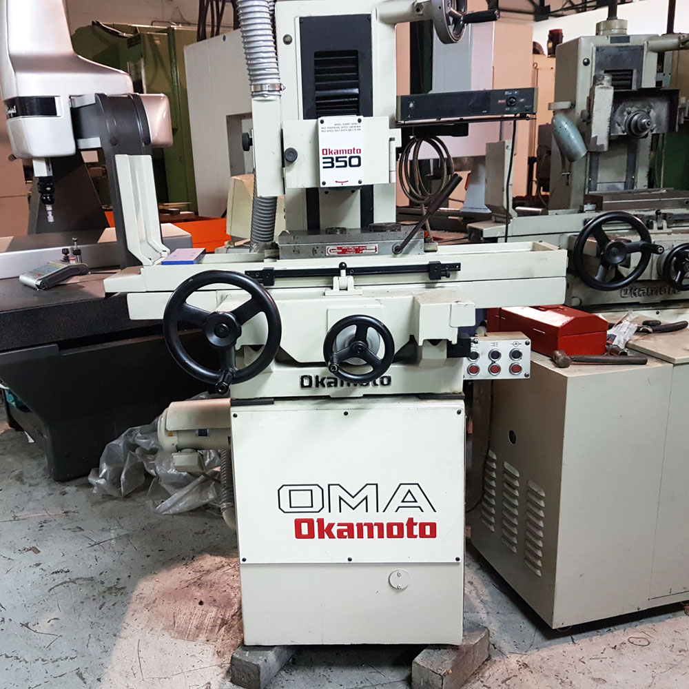 Used Okamoto surface grinding machine , model : OMA-350DX