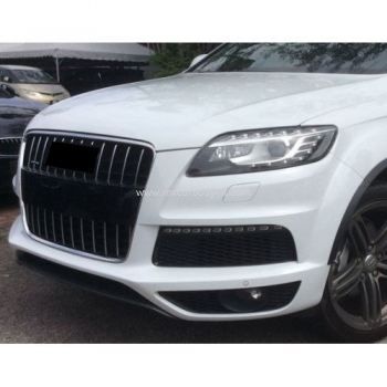 AUDI Q7 TYP 4L 2006 - 2015 S LINE FRONT BUMPER WITH GRILLE