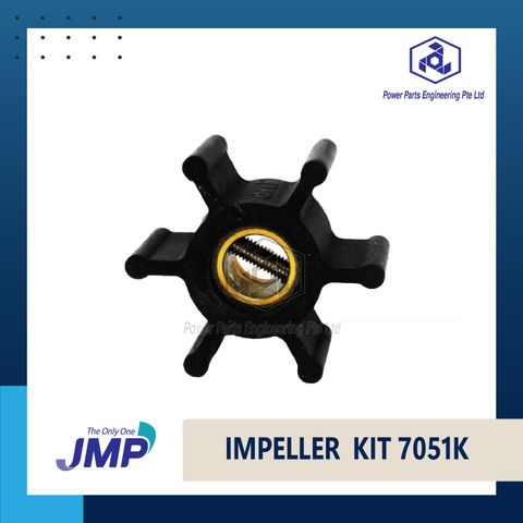 JMP 7051 / 7051K / 7051-01K / 24880194 Marine Flexible Impeller Kit