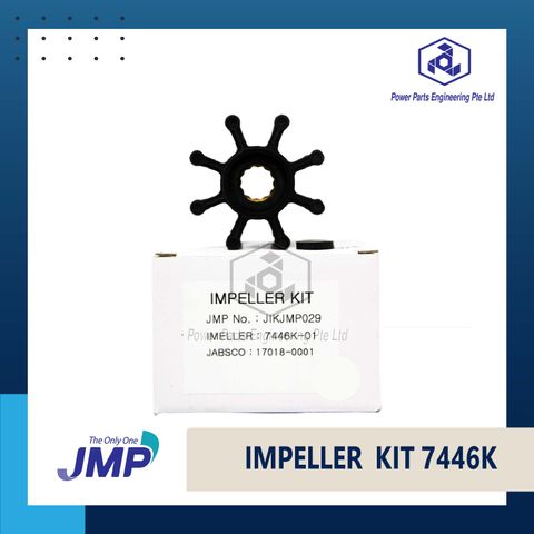 JMP 7446 / 7446K / 7446-01K / CAT 3N5895 Marine Flexible Impeller Kit
