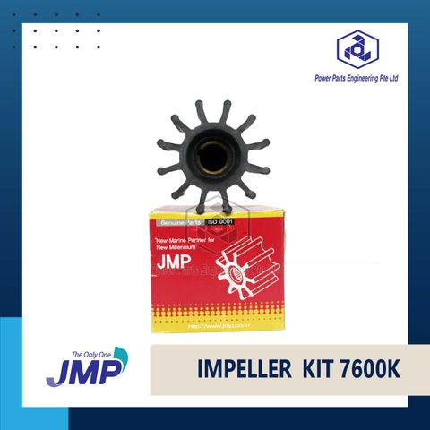 JMP 7600 / 7600K / 7600-01K Marine Flexible Impeller