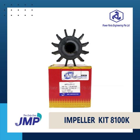 JMP 8100 / 8100K / 8100-01K Marine Flexible Impeller Kit