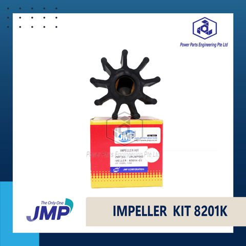 JMP 8201 / 8201-01K / 8201K Marine Flexible Impeller Kit