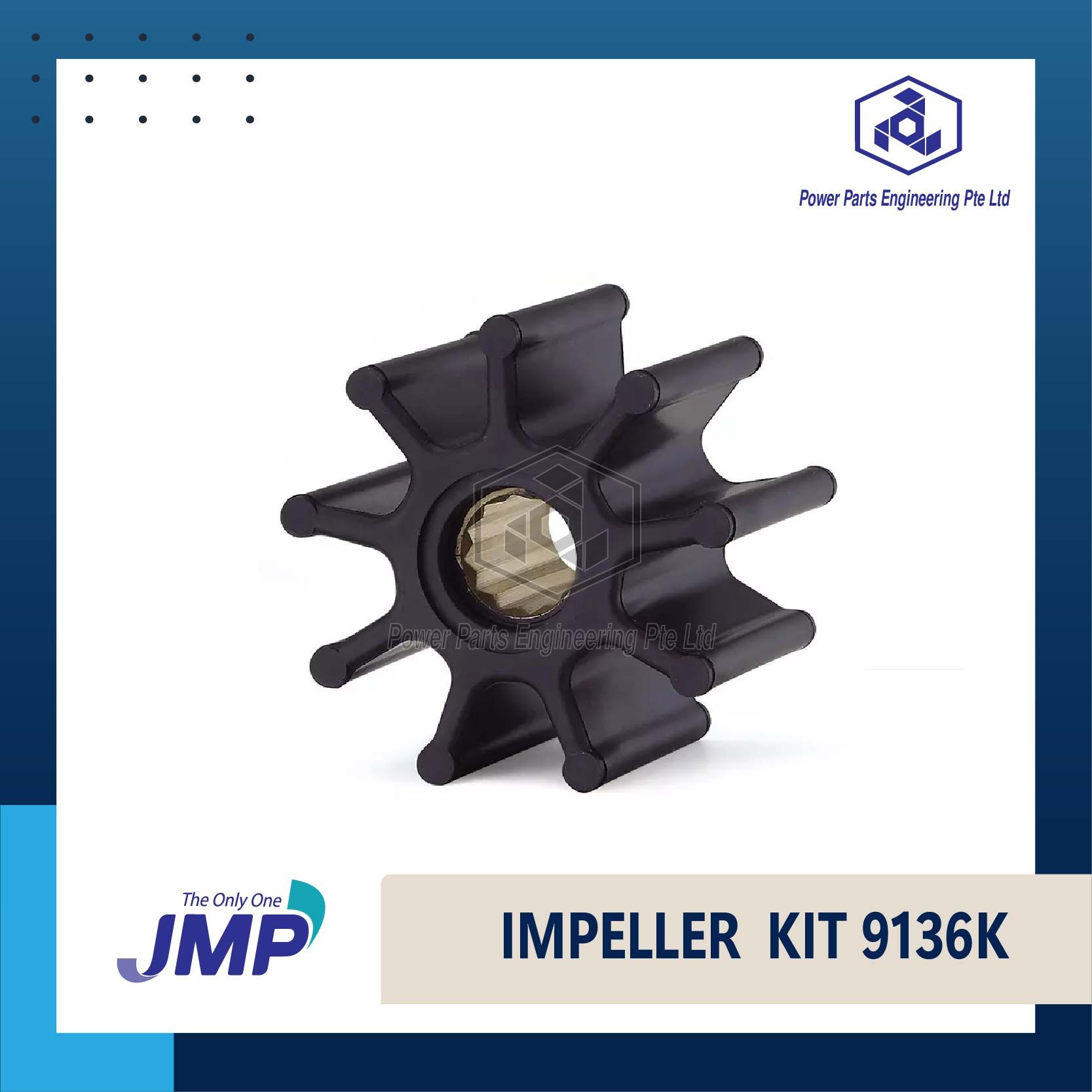JMP 9136 / 9136-01K / 9136K Impeller Kit