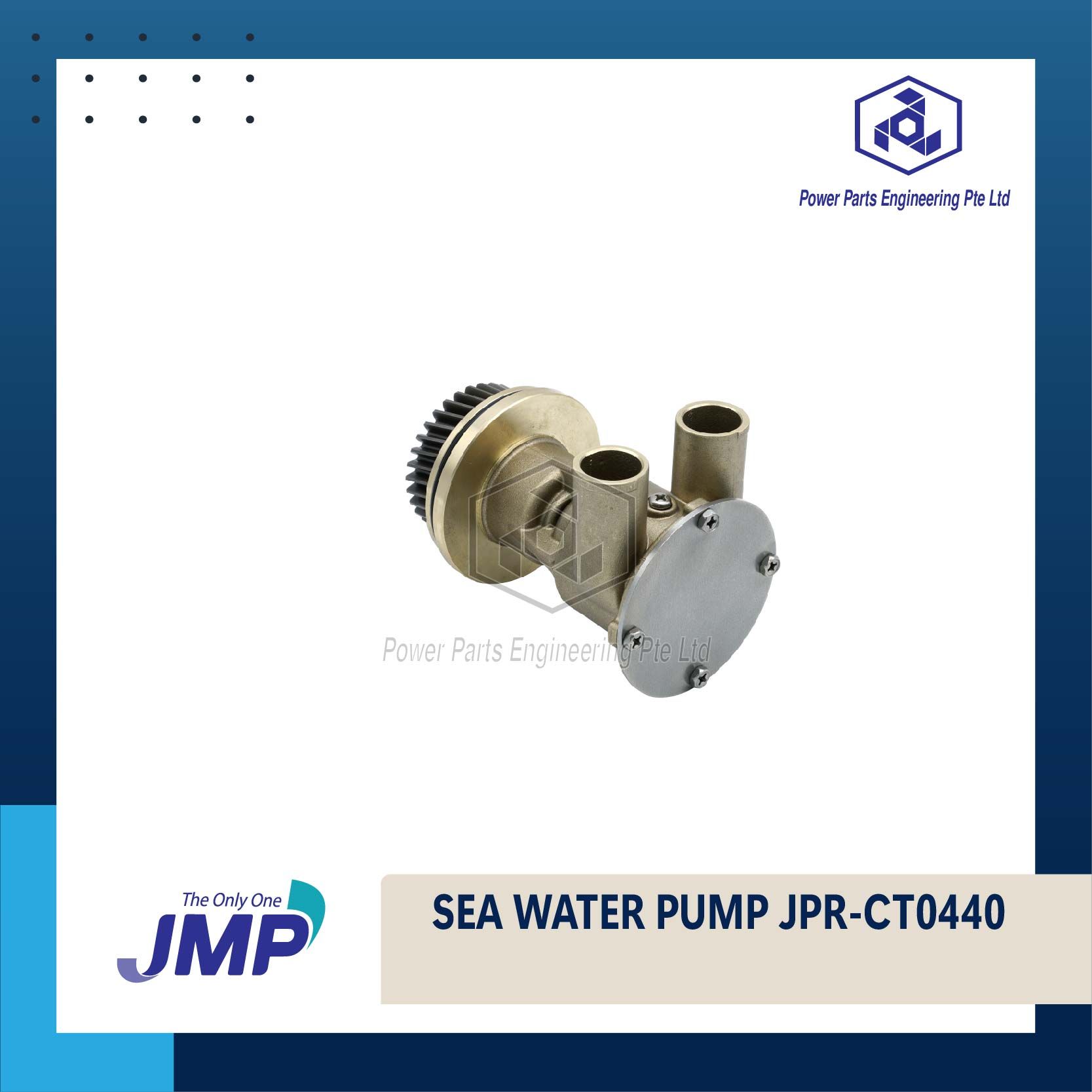 JMP JPR-CT0440 / JPR CT0440 Cooling Sea water pump Genuine / 4255412