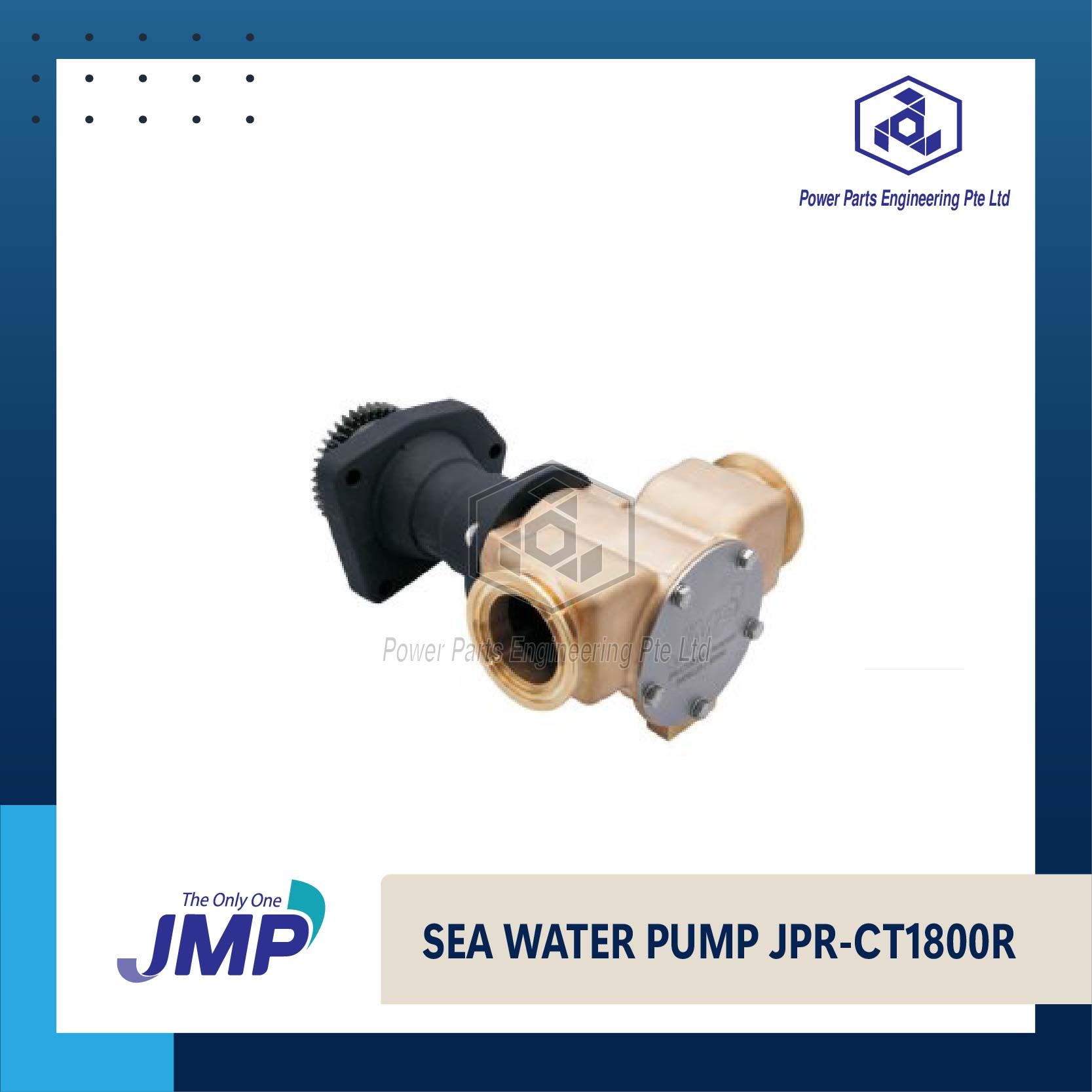 JMP JPR-CT1800R / JPRCT1800R / JPR CT1800R Cooling Sea Water Pump