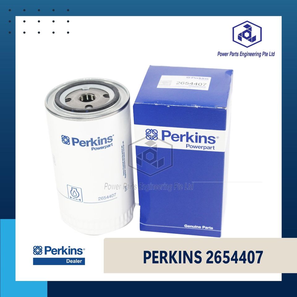 PERKINS 2654407 OIL FILTER | Power Parts Engineering Pte