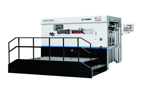 AEM-1300Y Semi-automatic flat-bed die cutting machine