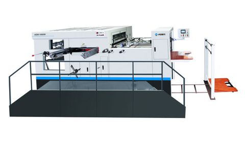 AME-1080W Semi-automatic flat-bed die cutting machine (secondary positioning)