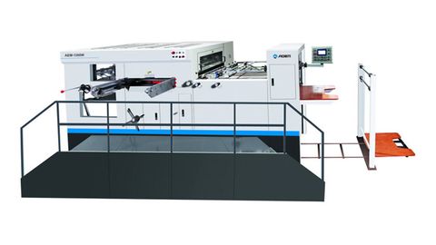 AME-1300W Semi-automatic flat-bed die cutting machine (secondary positioning)