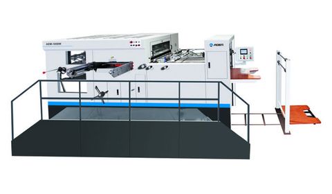 AME-1650W Semi-automatic flat-bed die cutting machine (secondary positioning)