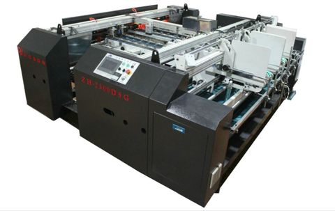 ZH-2300DGS    -  Semi-Automatic Two Sheet (A/B) Folder Gluer